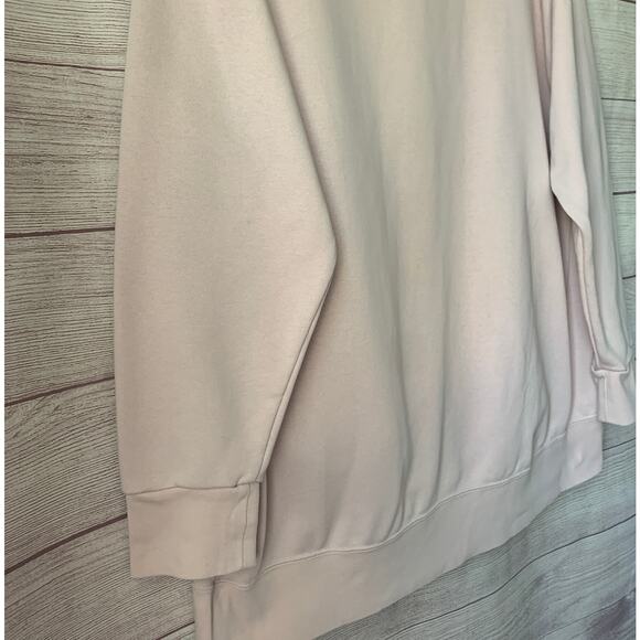Nike Dri-Fit Light Pink Sweatshirt Oversized Crewneck Pullover Size XL - Picture 15 of 16